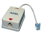 ADSL фильтр, 1 коннектор, 1 разъем (RJ11)