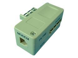 ADSL сплиттер-фильтр с штекером французского стандарта и разъемом RJ11